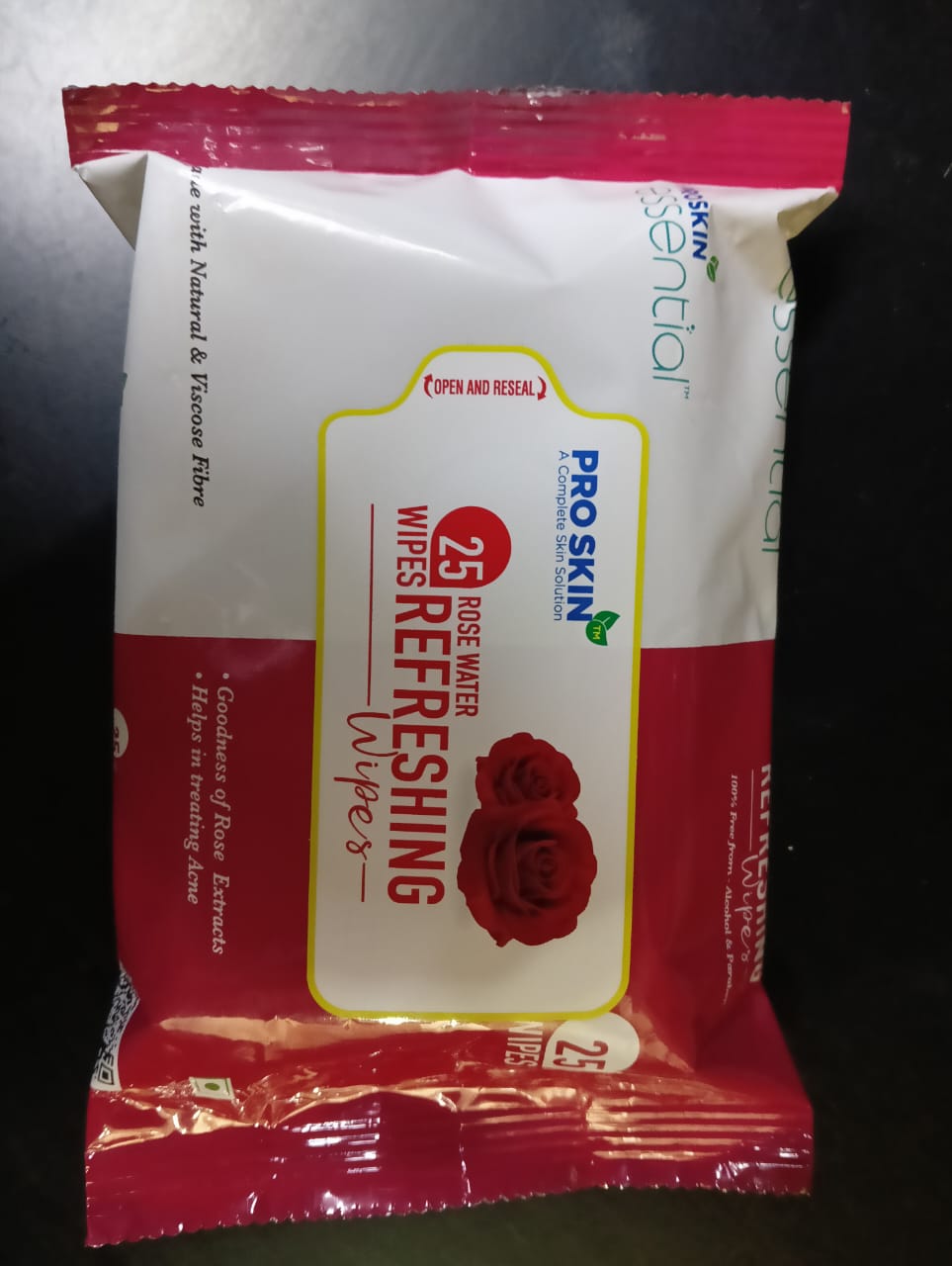 ROSE WATER 25 WIPES (SKIN CARE)-HE N SHE