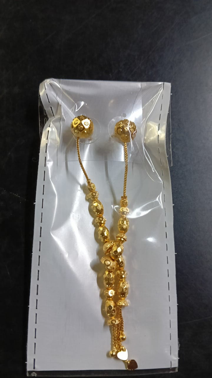 Lady Fancy Gold Ear Long Tops